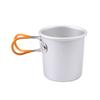 Aluminum Alloy Drink Cup Camping Picnics Coffee Mug Tableware with Folding Handle Travel Cup Cooking Equipment Enduring