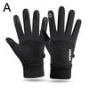 1Pair Winter Warm Full Fingers Waterproof Wind Proof Cycling Outdoor Sports Running Motorcycle Ski Touch Screen Fleece Gloves