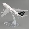 Alloy Airplane B747 Aircraft 747 Thai Star Alliance Airline 16cm 1/400 Scale Plane Model With Landing Gear Airplanes Decoration