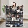 Supernatural Dean Winchester Sam Koc Super Miękki Ciepły Koc na Sofę 50x60 Calów Wielorozmiarowy Narzuty