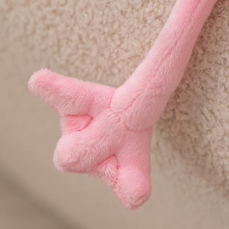 Lovely Pink Flamingo Plush Toy Soft Stuffed Animal Bird Doll Cute Flamingo Plushie for Girl Birthday Gift Home Decor