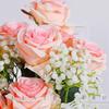 12Pcs Artificial Rose Flower Realistic Simulation Rose Bouquets for Home Garden Decoration, Wedding Flower Arrangements