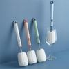 Silicone Cleaning Brush Home Long Handle Glass Cup Brush Sponge Cup Washing Brush Milk Bottle Brush XYZ