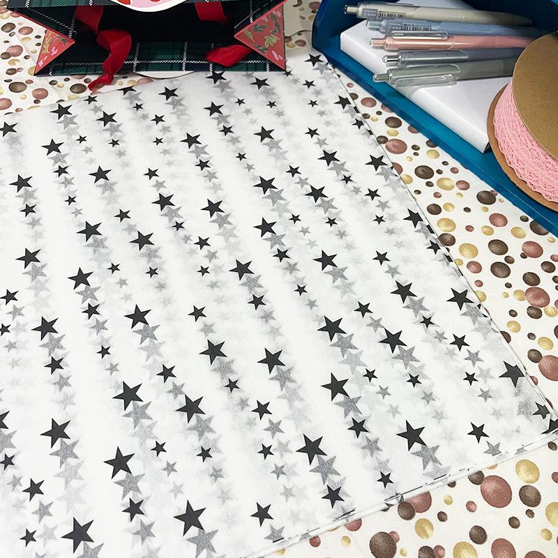 20/36 sheets Christmas wrapping paper, thin paper, DIY inner and outer wrapping paper for Christmas gifts gift protective paper