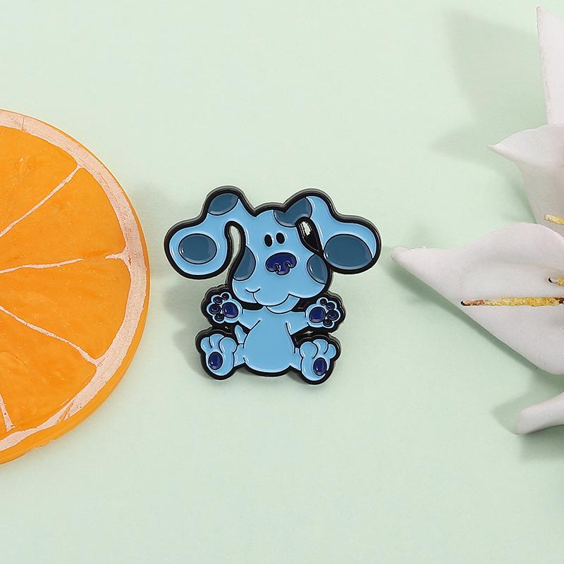 Blue's Clues Blue Dog Enamel Pin Animation Cartoon Characters Brooch Lapel Backpack Badge Jewelry Gifts For Kids Friends