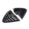 For Seat Leon 2008-2012 ABS Black Car Rear Triangular Blind Decorative Cover Car Accessories