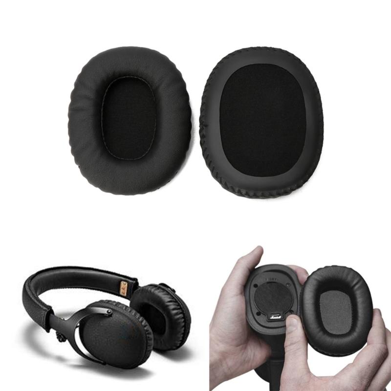 Sponge Replacement Ear Cushions for Monitor I Gaming Headset Enhances Comfort Durability