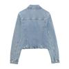 Fashion Style 2024 Spring New Arrival Women's Silm Denim Jacket Coat High Waist Midi Skirt Skirt 6147/092