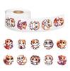 500 Cute Cat Animal Stickers - Perfect for Kids' DIY, Suitcases, Scooters, Water Bottles, and Diaries.