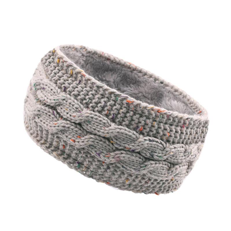 Winter Fleece Hair Accessories Autumn And Winter Wool Knitted Headband Warm Sports Headband Ear Protector