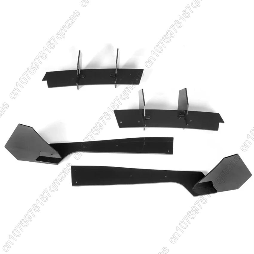 Car Rear Bumper Diffuser Fit For Ford Mustang 2018 2019 2020 2021 Body Kit Black Clip installation ABS Plastic