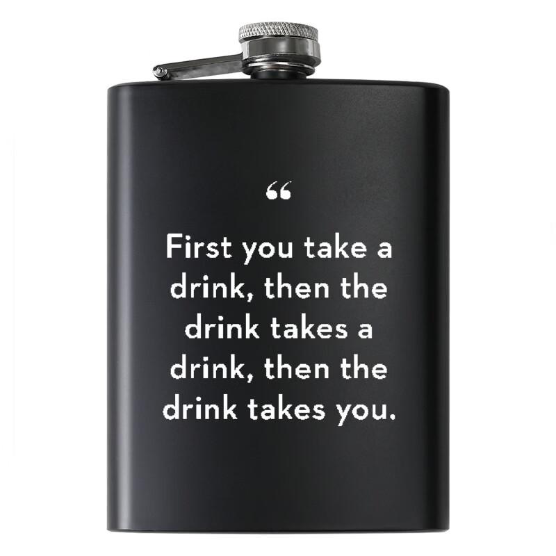 

Shangqi Black Matte Outdoor Portable Hip Flask Set