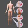 DIY Kids Toy 11 Joints Naked Body Necessary For 11.5" Doll House For DIY Doll Body Without Head 1/6 Doll Accesssories