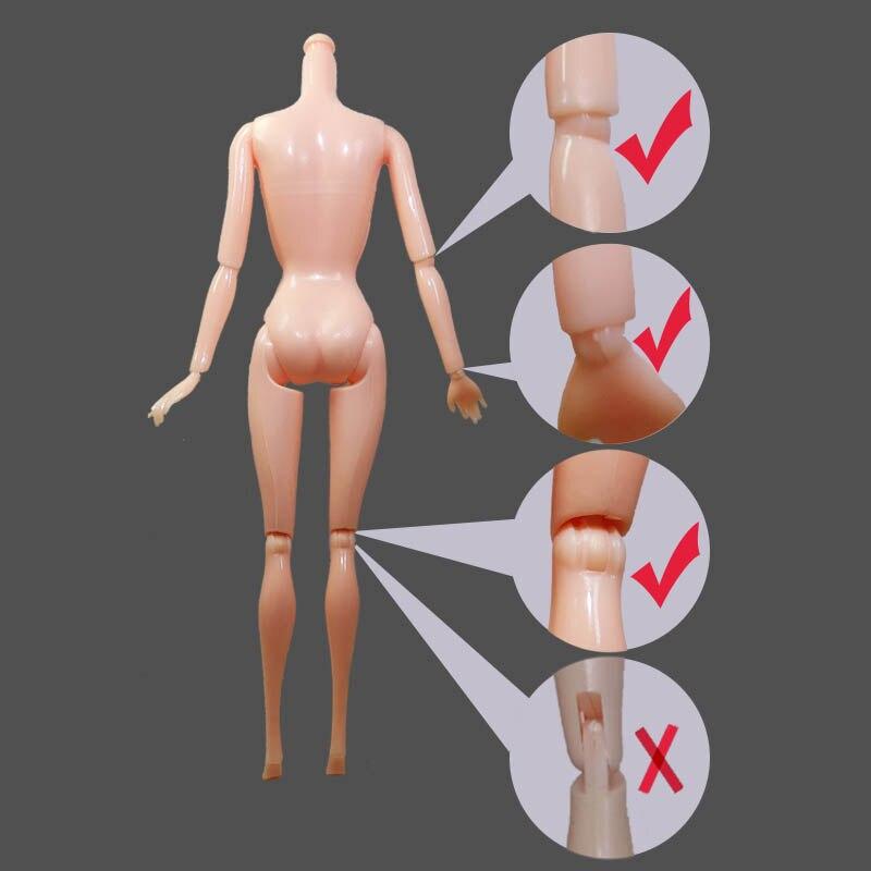 Jucărie DIY pentru copii Corp gol cu 11 articulații Necesar pentru casă de păpuși de 11,5" Pentru corp de păpușă DIY fără cap Accesorii păpușă 1/6