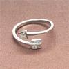 2 Pieces Women Open Ring Fashion Adjustable Knuckle Opening Hand Jewelry Party Elegant Exquisite Dressing Gift