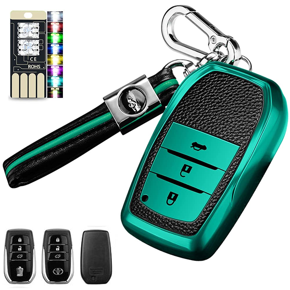 

Toyota Key TPU Genuine Toyota Smart Key Toyota Key Toyota Key Case Toyota Prius New RAV4 Camry Land Prado TPU Genuine Leather Case, Silicone, Leather,