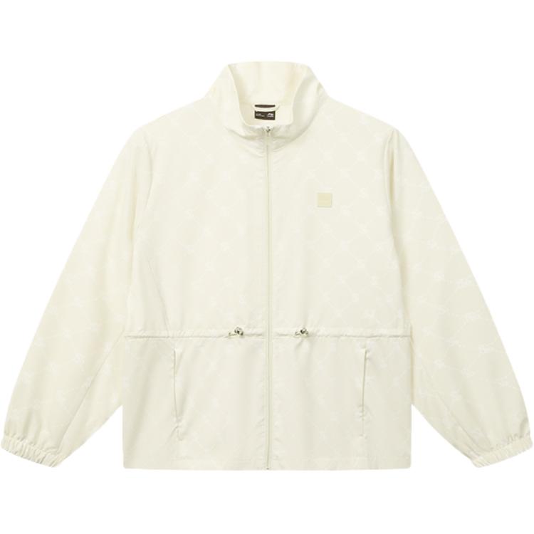 

Li-Ning Sports Inspiration Series Solid Color Zipper Stand Collar Versatile Casual Windbreaker Women Outerwear AFDW532-1 M