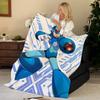 Game M-Mega M-Man Throw Flannel Blanket, Soft Warm, Durable & Washable cute Cool