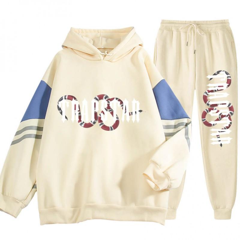Tuta Sportiva Personalizzata per Coppia Set Felpa con Cappuccio e Pantaloni Stampa Grafica Vestibilità Larga Moda Giovane