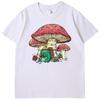 Cute Featuring A Mushroom House And A Frog Fashion Graphic T Shirts Summer Cotton New Shirts And Tshirts Unisex Print T Shirt