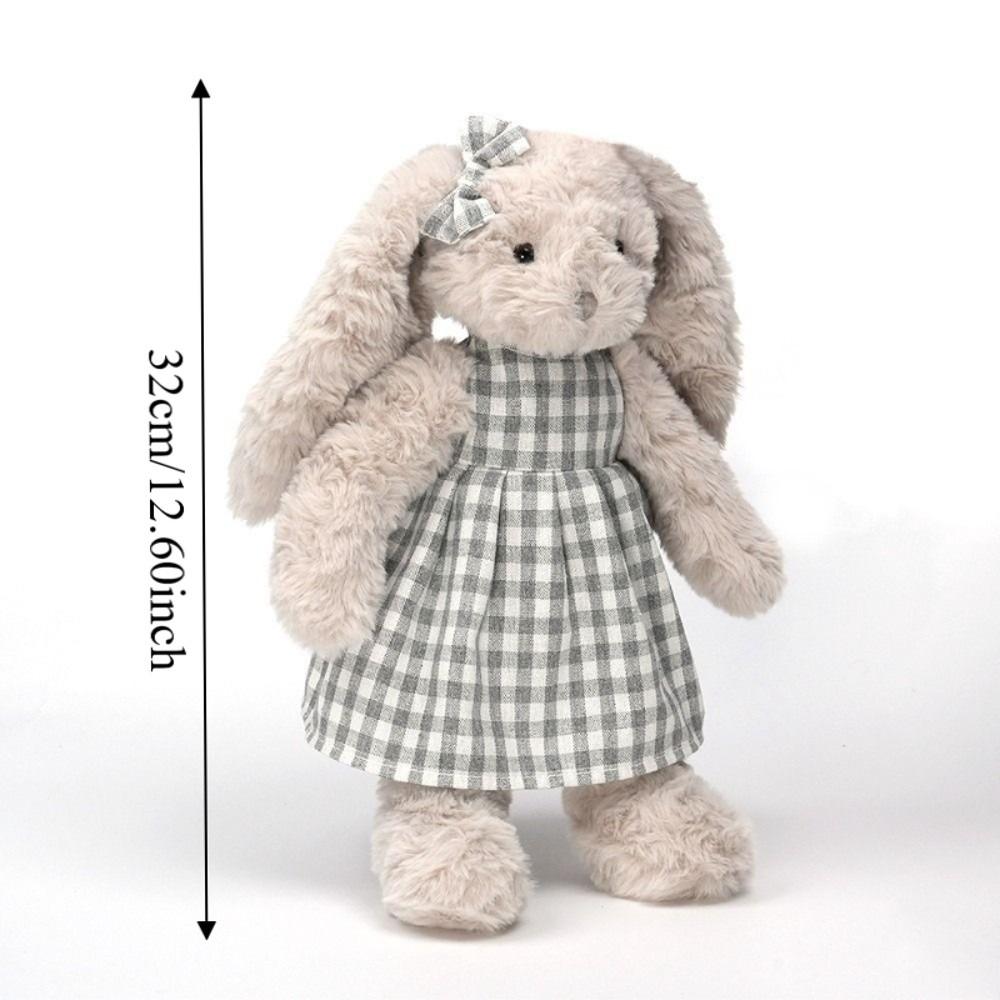 With Dress Rabbit Plush Toy Soft Stuffed Animal Dress Up Doll Rabbit Doll Baby Soothing Gifts