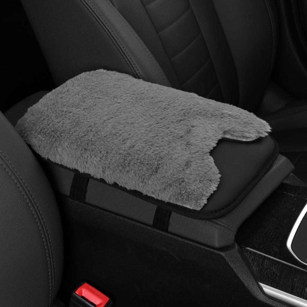 Armrest Cover For Car Automotive Center Console Plush Pad Arm Rest Cushion For Car For Truck Interior Vehicle Women Men Office