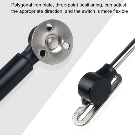 Hydraulic Spring Cabinet Door Lift Polygonal Iron Plate High Bearing Pressure Support Accessories Hinge Gas Strut Wardrobe