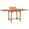 Day and Night - Day and Night Extendable Garden Table Solid Teak Wood (110-160)x80x75cm