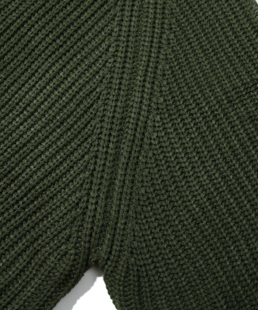 TRILLION Felpa Lavorata a Maglia con Cappuccio e Zip, Spazzolata Lavabile (cachi)