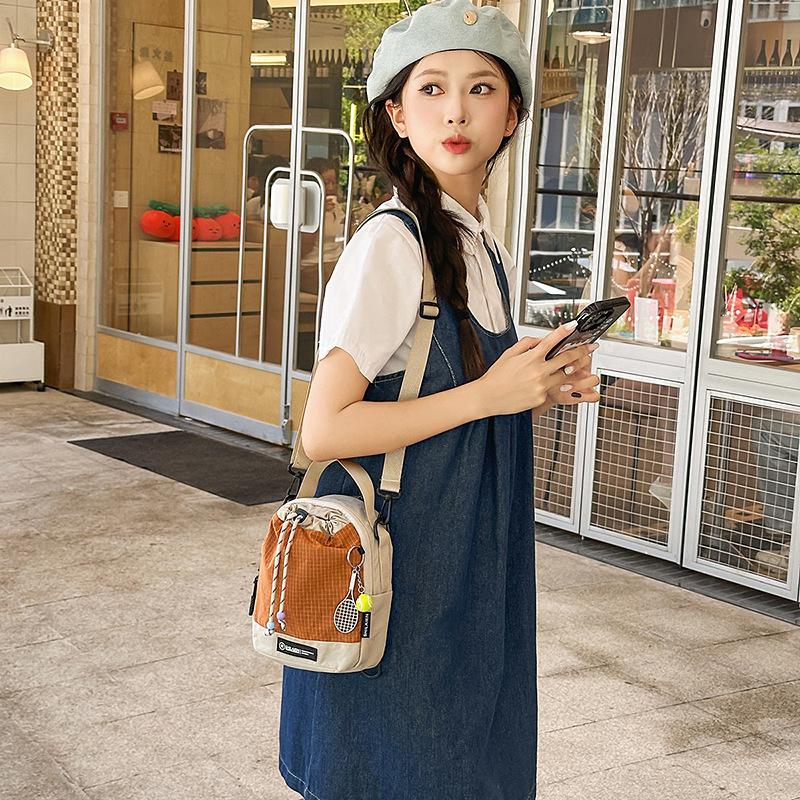 Borsa a tracolla monospalla, Borsa porta borraccia di grande capacità, Tasca per borraccia, Piccolo zaino a due spalle