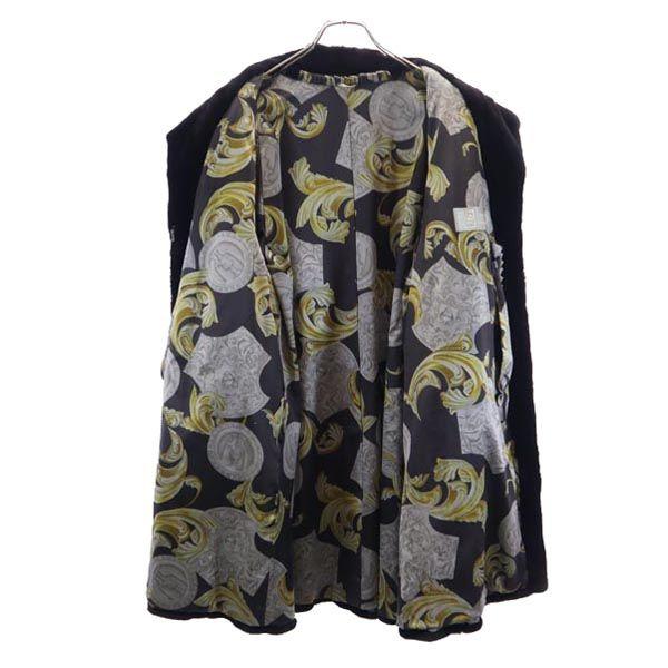 SAGA MINK Real Fur Coat Dark Brown Fur Women Used