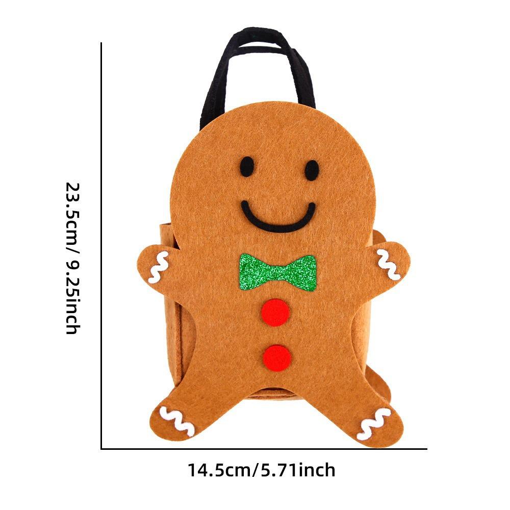 Enfeites Decorativos de Pendurar Saco de Natal Design Criativo Artesanato Requintado Veado de Desenho Animado Saco de Doces Estilo Fofo