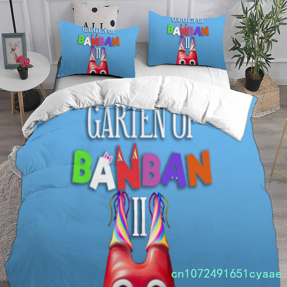 Game Garten Of Banban Bedding Sets Comforter Quilt Bed Cover Duvet Cover Pillow Case 2-3 Pieces Sets Kids Adult Size