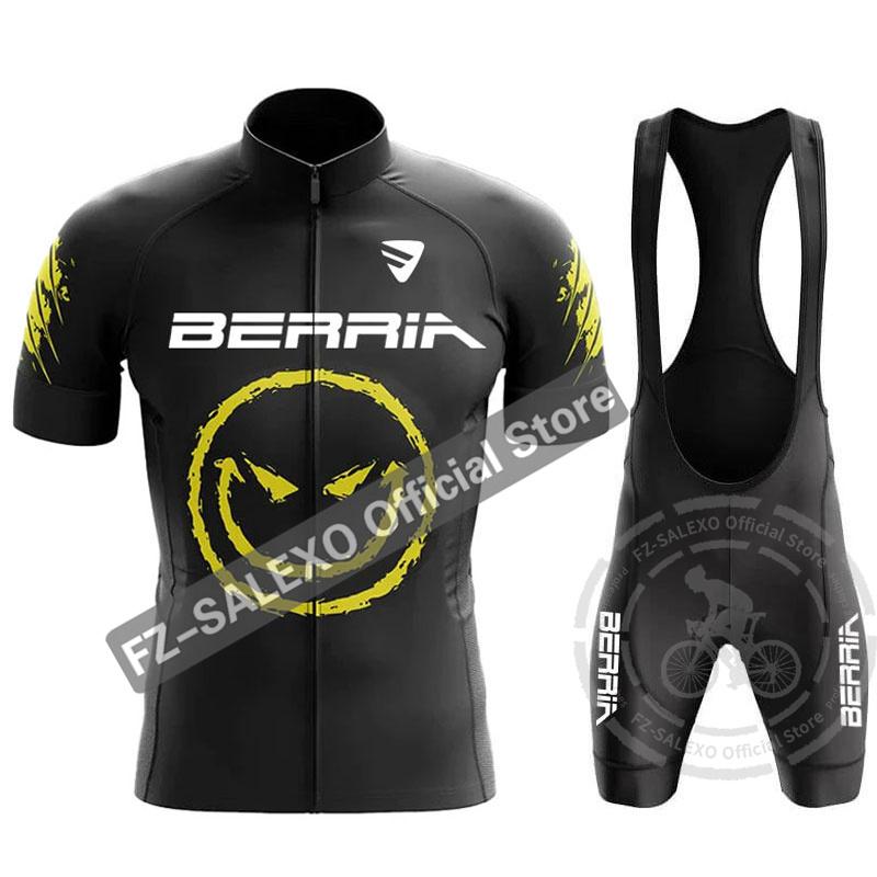 Men's Cycling Jersey Sets Short Sleeve Cycling Bicycle Suit Summer Cycling Clothing Bike Maillot Bicycle Shirt Bib Shorts
