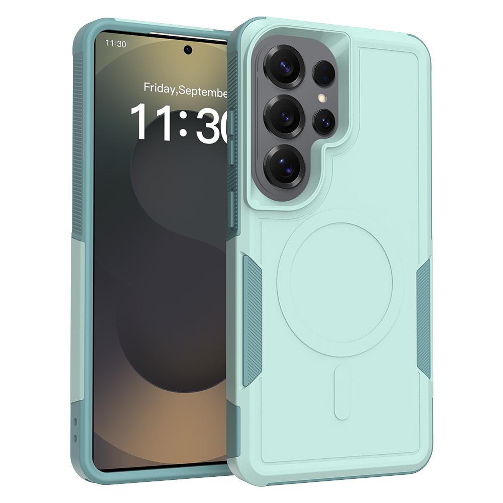 Thickened Rugged Armour Magnetic Wireless Charge Case For For Samsung S26 Ultra S25 FE S24 Plus A56 A36 A26 A16 A06 Shockproof Cover