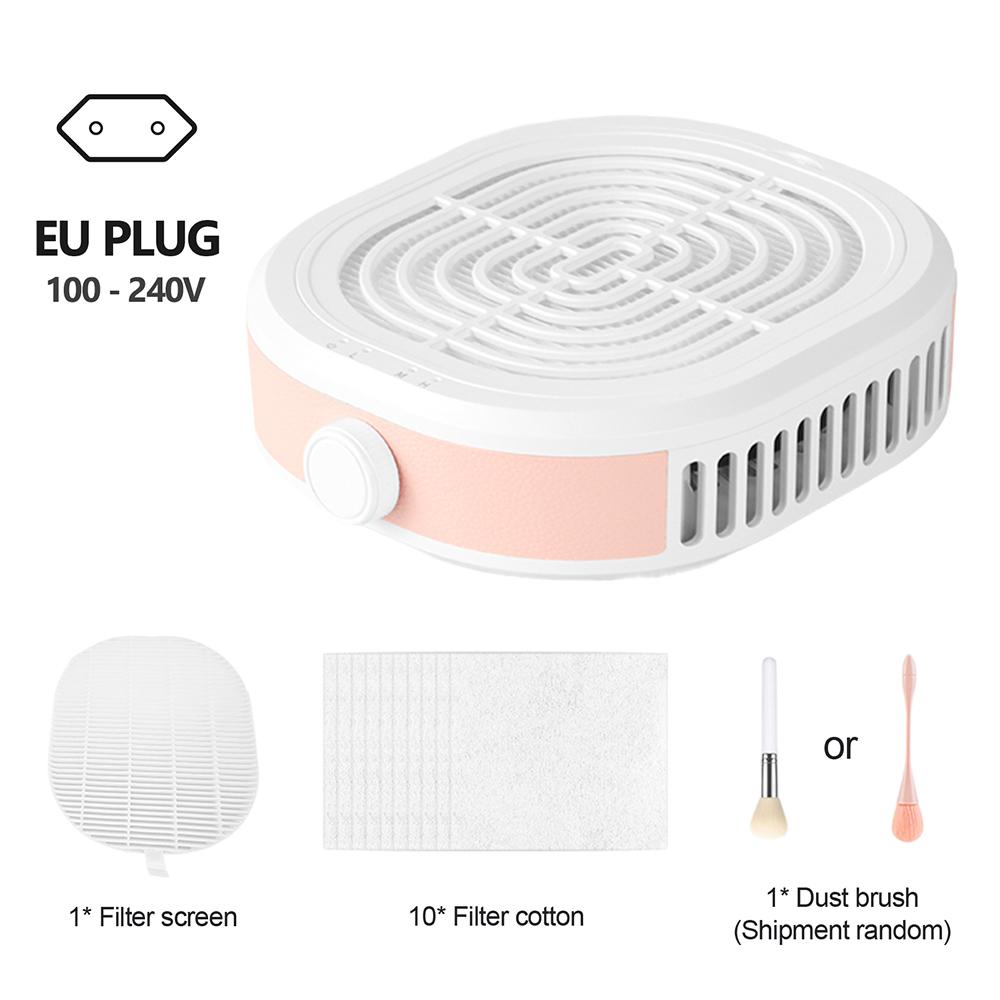 Mini Nail Vacuum Cleaner Brushless Turbo Nail Dust Collector Portable Nail Dust Extractor Nail Art Manicure Salon Machine