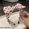 Dot Point Bowknot Hairband Wide Hair Hoop Trend Headband  Women's