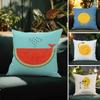 Cartoon Fun Pillow Patterns for Toddlers Pillow Case Comfort Sofa Bed Silky Elegant Invisible Zipper Decorative Cushion Cover