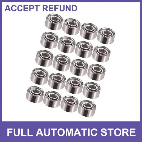 

20 Pcs 681XZZ 15x4x2 mm Double Metal Shield Car Deep Groove Ball Bearings