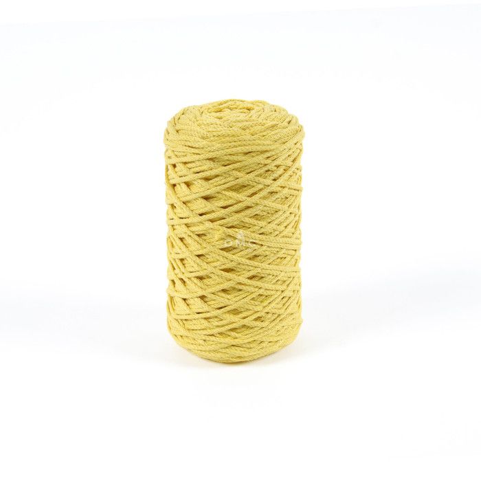Fil Coton Recyclé Eco Vita 4mm 250g Col. 09 jaune