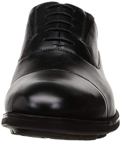 Texcy Luxe Men's Leather Gore-Tex Business Shoes, TU-8005, Black, Size 24.5 cm, 4E Wide