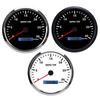 110mm 4-3/8in Tachometer 7 Color Backlight  9-32V 3000RPM Gauge with Hour Meter for Car Yacht RV Boat Truck Marine Tachometer