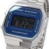 CASIO A168WEM-2B Standard Digital Watch silver x dark blue