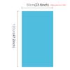 Milchiges PVC-Hintergrundplatte Fotografie Fotoaufnahme Kulisse Tafel Zubehör 120x60cmblau