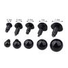 200pcs/box Black Cute Doll Eyes Set with Washers Eyes Noses For Doll Making Stuffed Animals Felt Needle Accessories