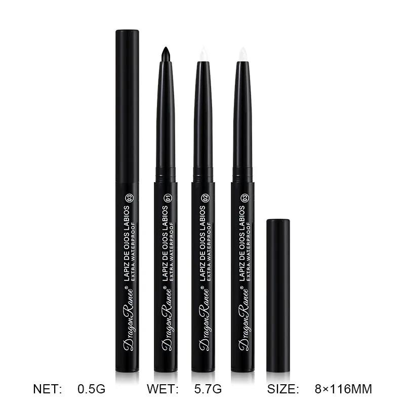 Eyeliner Gel Pencil Waterproof Sweatproof Long-lasting Non-smudging Matte Pearlescent White Black Eyeliner Pen Eye Makeup Tool