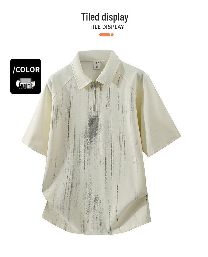2026 Men's Ice Silk Quick-Dry Short-Sleeve Polo Shirt
