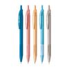 Flair SRX 0.7mm Retractable Ball Pen Pack Of 10 x 10 pcs Blue Ink Smooth Writing Refillable Grip Design For School Office Use