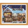 5d Diy Diamond Embroidery Christmas House Diamond Painting Cross Stitch Full Square Rhinestone Decor