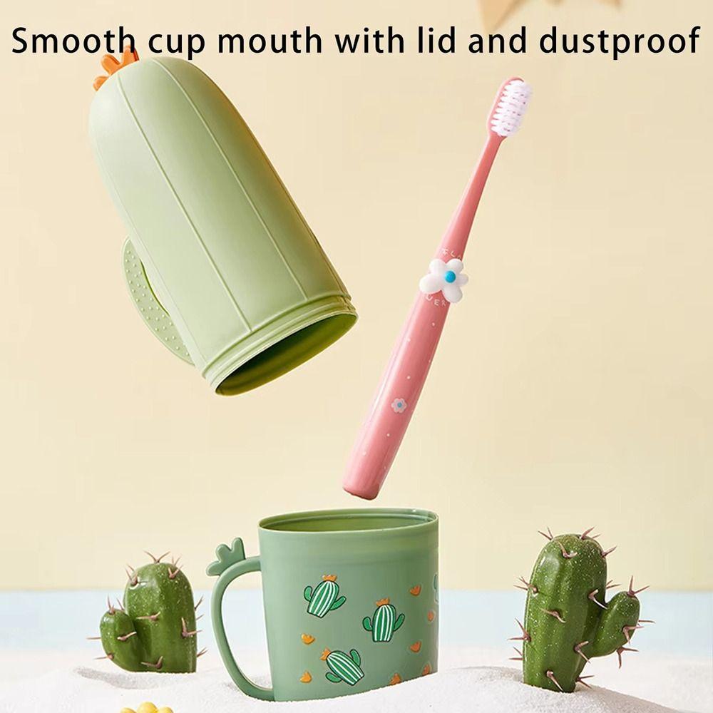 1Pcs Cute Cartoon Toothpaste Container Towel Storage Bathroom Toothbrush Cover  Travel